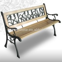 Cheap Cast Iron Garden Chairs/ Antique Wooden Park Bench