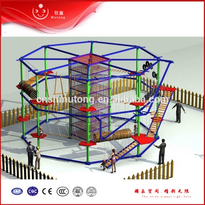 New Design Indoor Kids Rope Course Adventure Park For Shopping Mall