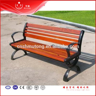 new outdoor street wooden park bench